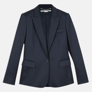 Stella McCartney Navy Wool Suit Blazer